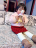 可英童裝女童新年衣服禮物2026兒童衣服半身裙女寶秋冬加絨加厚公主裙 曬單實(shí)拍圖
