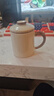 宜杯子汝窯辦公杯帶過(guò)濾陶瓷馬克杯茶杯辦公室泡茶杯茶水分離杯龍把米黃 曬單實(shí)拍圖