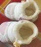 愛(ài)嬰樹(shù)嬰兒鞋子0-6-12個(gè)月到1歲加絨男女寶寶學(xué)步前軟底腳套防滑鞋襪 兔子粉【加絨加厚】秋冬季 12cm【建議0-12個(gè)月】 曬單實(shí)拍圖