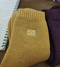 貓人3雙裝35%羊毛襪子女秋冬中筒毛圈襪加厚保暖襪睡眠襪女士月子襪 曬單實(shí)拍圖