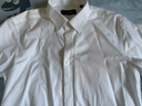 雅戈爾（YOUNGOR）26年春夏新品純色DP免燙襯衫棉質(zhì)抗皺易打理長(cháng)袖襯衫男 白色 38 曬單實(shí)拍圖