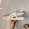 Onitsuka Tiger鬼塚虎MEXICO 66? PF春季新款男女時(shí)尚厚底休閑鞋 銀色 39 曬單實(shí)拍圖