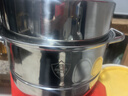 國風(fēng)304不銹鋼復底三層蒸鍋30cm 家用蒸煮湯鍋大容量燃氣電磁爐通用 曬單實(shí)拍圖