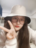 CHANEELR & KARITH防曬帽子女新款遮陽(yáng)帽子女太陽(yáng)帽漁夫帽夏季顯臉小水桶帽百搭盆帽 黑色 55cm-58cm 曬單實(shí)拍圖