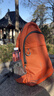 FOUVOR戶(hù)外雙肩包登山包新款男女旅行背包爬山徒步旅游運動(dòng)休閑學(xué)生書(shū)包 橘色（中款多口袋） 曬單實(shí)拍圖