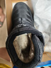 回力（Warrior）官方棉鞋男鞋冬季加絨中老年保暖老人鞋棉靴東北雪地靴子男黑色42 曬單實(shí)拍圖