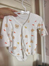 貝瑞加（Babyprints）新生兒連體衣2件嬰兒包屁衣純棉寶寶衣服長(cháng)袖四季內衣 胖兔乖熊52 曬單實(shí)拍圖