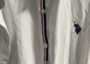 U.S. POLO ASSN.長(cháng)袖襯衫女純色防走光商務(wù)休閑純棉白襯衣春秋通勤翻領(lǐng)女外套上衣 曬單實(shí)拍圖