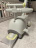 babycare雙子滑板車(chē)兒童滑板車(chē)1-3-8歲多功能寶寶可坐遛娃神器禮物 星屑灰 曬單實(shí)拍圖