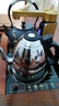 金灶（KAMJOVE） 全自動(dòng)上水電茶壺茶具套裝 茶臺茶盤(pán)電磁爐 不銹鋼燒水壺茶爐Q9 【一鍵智能】臺嵌兩用 20*37cm 曬單實(shí)拍圖
