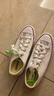 匡威（Converse）all star帆布鞋男鞋女鞋經(jīng)典低幫運動(dòng)休閑鞋中性情侶白色101000 101000 白色常青款 36 曬單實(shí)拍圖