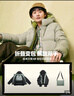 雪中飛2025新款男士短款戶(hù)外高充絨連帽羽絨服潮流面包加厚舒適外套 曬單實(shí)拍圖