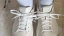 華寶馳鞋帶半圓白色男女運動(dòng)鞋籃球鞋老爹鞋黑色鞋帶繩圓形百搭 曬單實(shí)拍圖