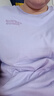 名創(chuàng  )優(yōu)品（MINISO）純棉短袖女t恤夏季2025年新款韓系超火內搭半袖紫色個(gè)性圓領(lǐng)上衣 香芋紫(新奇點(diǎn)子胸標) 2XL (體重160-180斤) 曬單實(shí)拍圖