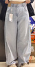 森馬（Semir）牛仔褲女春季做舊寬松弧形彎刀褲含萊賽爾2026復古風(fēng)109126124009 曬單實(shí)拍圖