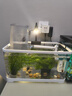 闊庭（KUOTING）負壓缸魚(yú)缸客廳桌面真空懸浮斗魚(yú)缸創(chuàng  )意造景生態(tài)魚(yú)缸白色款 曬單實(shí)拍圖