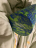 捷英飛（JOINFIT）泡沫軸狼牙棒腿部按摩器肌肉放松滾軸大浮點(diǎn)瑜伽柱男女藍綠 曬單實(shí)拍圖