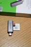 Monomate新款AIDOGA艾迪伽17手機電腦通用SD/TF二合一高速讀卡器平板Macbook筆記本單反相機無(wú)人機監控轉接 深空灰 曬單實(shí)拍圖