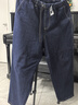 蓋璞男裝春季款棉質(zhì)搭扣松緊挺括無(wú)彈中腰錐形牛仔褲長(cháng)褲720852 曬單實(shí)拍圖