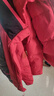 鴨鴨王一博同款1號系列紅色羽絨服男女短款2025冬季最新款防寒厚外套Y 中國紅色 2XL /185(推薦155-170斤) 曬單實(shí)拍圖