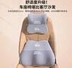 米湯（rice soup）汽車(chē)頭枕腰靠套裝車(chē)用護頸枕靠枕腰墊車(chē)載靠墊腰托奧迪寶馬通用 曬單實(shí)拍圖