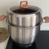 I'VE德國 316不銹鋼蒸鍋家用多層蒸煮大湯鍋加厚燉鍋電磁爐燃氣灶通用 【可蒸雙層-316鋼蒸鍋】 34cm 316加厚5層鍋身|享受30天無(wú)理由 曬單實(shí)拍圖