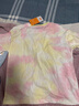 班尼路女童短袖T恤夏季中大童薄款時(shí)尚百搭扎染衣服兒童夏裝女孩上衣 曬單實(shí)拍圖