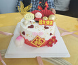 芙瑞多創(chuàng  )意網(wǎng)紅老人祝壽生日蛋糕同城配送送父母爺爺奶奶長(cháng)輩8英寸900g 曬單實(shí)拍圖