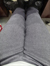 孕婦褲子秋冬新款外穿毛呢闊腿褲顯瘦加絨直筒八分褲百搭時(shí)尚靴褲 深灰-春秋款 M85-115 曬單實(shí)拍圖