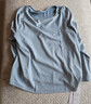纖莉秀【氣質(zhì)船領(lǐng)T恤】大碼女裝簡(jiǎn)約顯瘦長(cháng)袖上衣胖mm春新款3749 藍色 4XL 曬單實(shí)拍圖