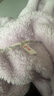 芬騰睡衣女雙面暖絨防靜電新款保暖翻領(lǐng)開(kāi)衫寬松情侶家居服 曬單實(shí)拍圖