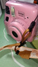 富士（FUJIFILM）拍立得mini SE學(xué)生款一次成像傻瓜相機男女學(xué)生款mini 7+/7s/7c升級版套餐含相紙 粉色【云朵時(shí)光套裝】 套餐五【標配+20張相紙+硅膠套+升級版禮包】 曬單實(shí)拍圖