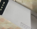 畢亞茲【3C認證可上飛機】20000毫安大容量充電寶自帶4線(xiàn)10W移動(dòng)電源適用蘋(píng)果17華為小米手機耳機等YD5白 曬單實(shí)拍圖