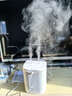 加濕器家用空調空氣凈化雙噴單噴加濕大噴霧臥室桌面辦公靜音加濕香薰一體女生禮物 霜花白-大容量雙噴2L 曬單實(shí)拍圖