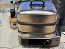 九陽(yáng)304不銹鋼電蒸鍋家用多功能燉蒸煮一體電蒸箱高溫速蒸大容量 灰色 高溫鎖鮮 曬單實(shí)拍圖