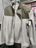 安踏（ANTA）羊暖絨戶(hù)外立領(lǐng)抓絨衣男士秋冬新款加厚保暖運動(dòng)外套152546703 素霧灰/木卡其-1 M (男170) 曬單實(shí)拍圖