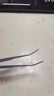 高精密馬克龍手賬工具鑷子刀直頭彎頭加厚手工夾取輕松 【兩件套】直頭+彎頭 紫色 曬單實(shí)拍圖