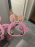 兒童庫洛米眼鏡框女童可愛(ài)卡通太陽(yáng)鏡女孩拍照裝飾鏡框無(wú)鏡片墨鏡 23#粉色兔子 100~120 曬單實(shí)拍圖