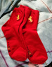 雅鹿【馬年限定】純棉秋衣秋褲本命年男士套裝大紅色禮物女士保暖內衣 曬單實(shí)拍圖