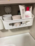 太力衛生間墻上浴室置物架吸盤(pán)廁所置物架衛生間廚房洗漱臺收納盒 曬單實(shí)拍圖