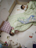 良良嬰兒蓋毯幼兒園寶寶新生兒四季厚夾棉被子鈴蘭童夢(mèng)蓋被150*120CM 曬單實(shí)拍圖