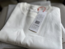 布先生熱膽抗皺加厚圓領(lǐng)t恤男純色打底衫2025春秋新品KT15765 象牙白 (圓領(lǐng)) L (175) 曬單實(shí)拍圖