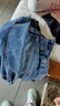 瑪菲萱牛仔外套女春秋新款復古時(shí)尚休閑百搭顯瘦夾克小個(gè)子氣質(zhì)潮流上衣 藍色 S 95斤以下 曬單實(shí)拍圖