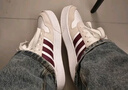 adidas「小鋸齒」D-PAD CLASSIC美高風(fēng)籃球風(fēng)板鞋男女阿迪達斯   白色/淺灰/深紅色   38.5 曬單實(shí)拍圖