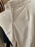 優(yōu)衣庫常規款女裝針織廓形長(cháng)褲/彎刀鐮刀褲子483722 482287 483722/01乳白色 M 曬單實(shí)拍圖
