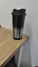SZTAA保溫杯咖啡杯316不銹鋼陶瓷男女士吸管杯便攜車(chē)載水杯茶杯伴手禮 漸變520ml咖啡杯 曬單實(shí)拍圖