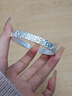 中國黃金（CHINA GOLD）心經(jīng)雛菊足銀手鐲女活口銀鐲子生日禮物送女友老婆結婚紀念日實(shí)用 足銀心經(jīng)小雛菊描金手鐲 曬單實(shí)拍圖