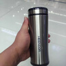 希諾（heenoor）304不銹鋼保溫杯創(chuàng  )意便攜水杯子男女XN-8655/8656/8657/8658 XN-8658-曜石黑-390ml 正品保證 曬單實(shí)拍圖