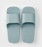 MUJI男女通用 EVA 浴室拖鞋 男鞋女鞋一字拖 室內家居洗澡 煙熏藍色 26 cmM-L/42碼(尺碼偏小，建議拍大一碼) 曬單實(shí)拍圖