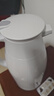 JEKO&JEKO保溫壺家用熱水瓶暖水壺宿舍大容量開(kāi)水瓶玻璃內膽 1.6L淺灰色 曬單實(shí)拍圖